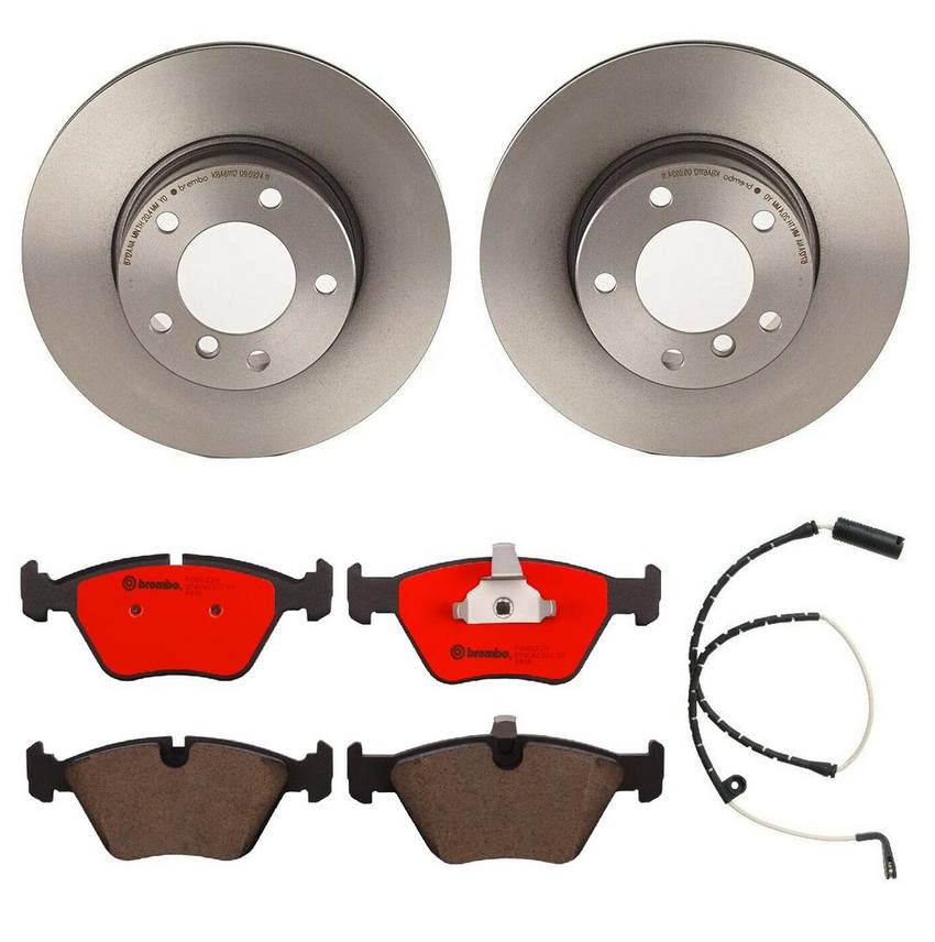 BMW Brembo Brake Kit - Pads and Rotors Front (296mm) (Ceramic) 34352229018 - Brembo 1549162KIT